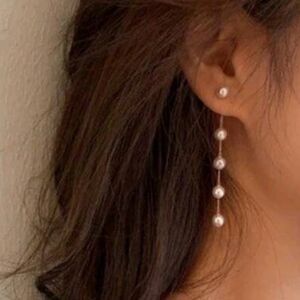Elegant Pearl Drop Earrings